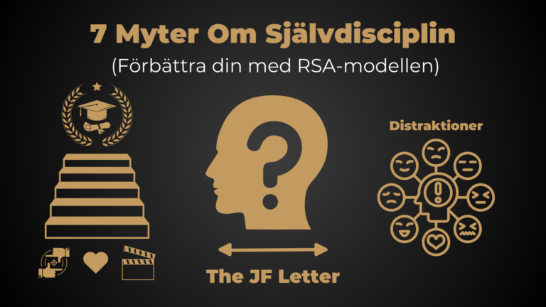 7 myter om självdisciplin (förbättra din självdisciplin snabbt med RSA-modellen)