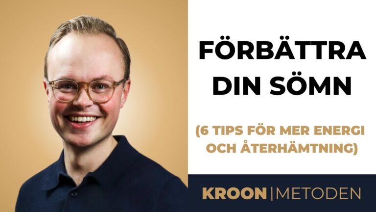 Förbättra din sömn: 6 tips för mer energi och återhämtning