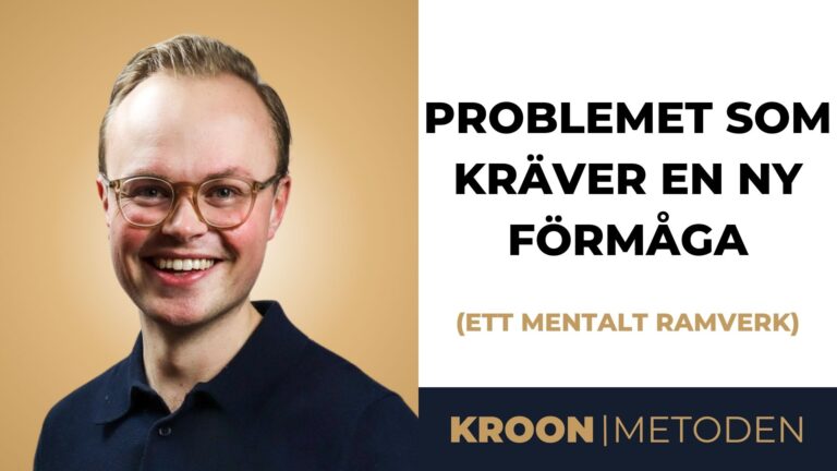 Problemet som kräver en ny förmåga